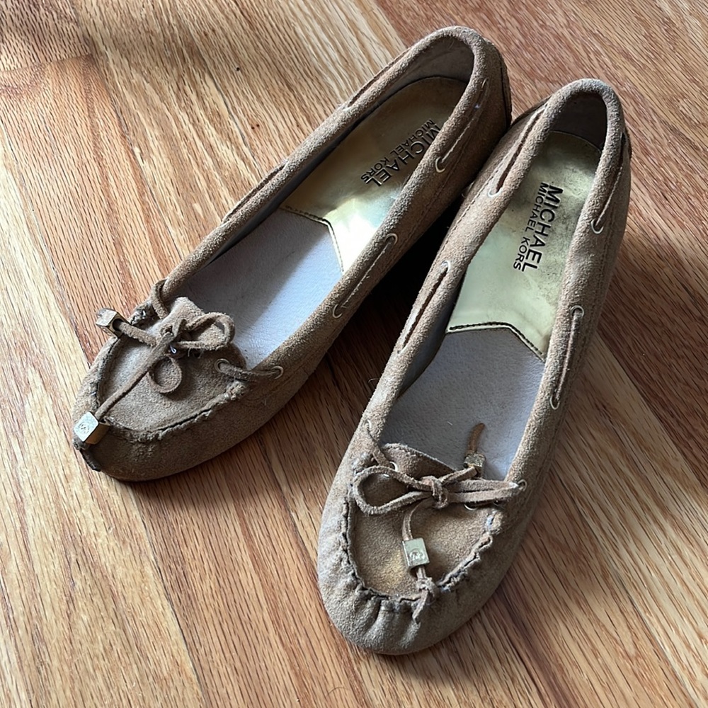 Michael Kors Tan Suede Wedge
